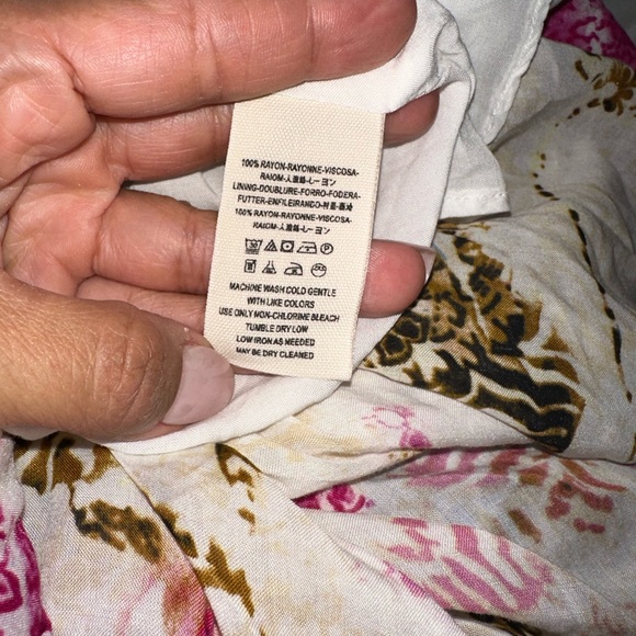 Free People Women Boho Style Asymmetric Handkerchief Hem Fly Away Midi Skirt XS - Picture 5 of 7